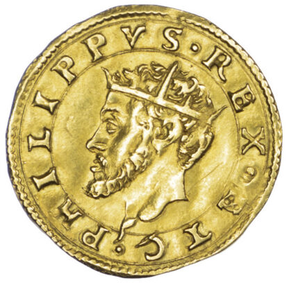 Italy, Milan, Philip II of Spain, Gold Scudo d'Oro