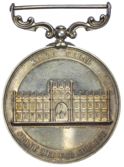 Edward VII, Grant Medical College (Bombay) Medal, 1907