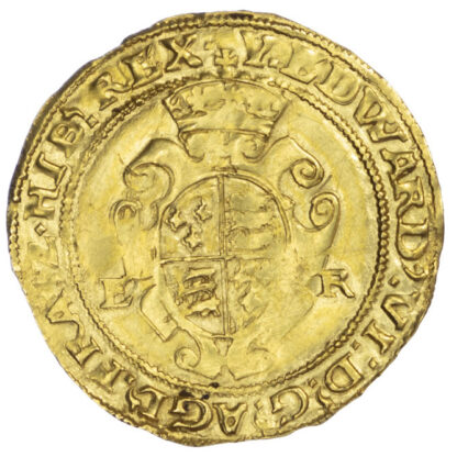 Edward VI Half Sovereign EF with brilliance