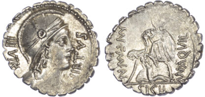 Mn. Aquilius, Silver Denarius