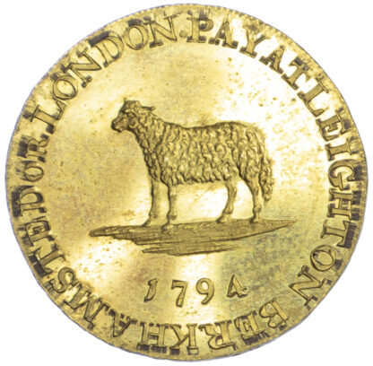 Bedfordshire, Leighton Buzzard, Proof Halfpenny Token, 1794