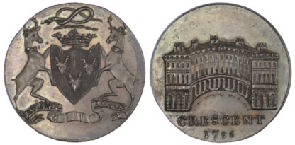 Derbyshire, Buxton, Halfpenny Token, 1796