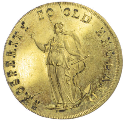 Norfolk, Norwich, Gilt Proof Halfpenny Token, c.1797