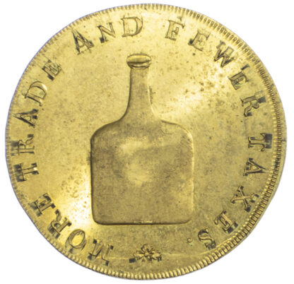 Norfolk, Norwich, Gilt Proof Halfpenny Token, c.1797