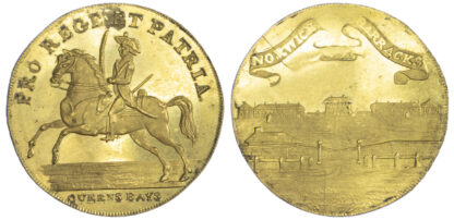 Norfolk, Norwich, Gilt Proof Halfpenny Token, c.1797