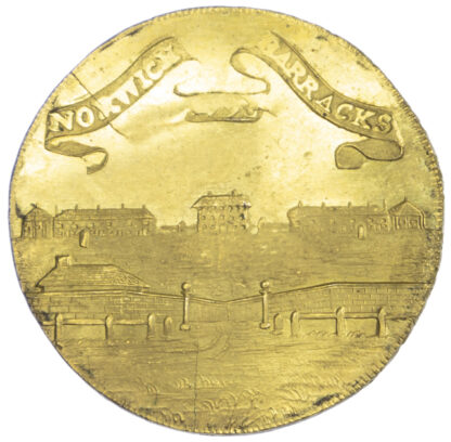 Norfolk, Norwich, Gilt Proof Halfpenny Token, c.1797