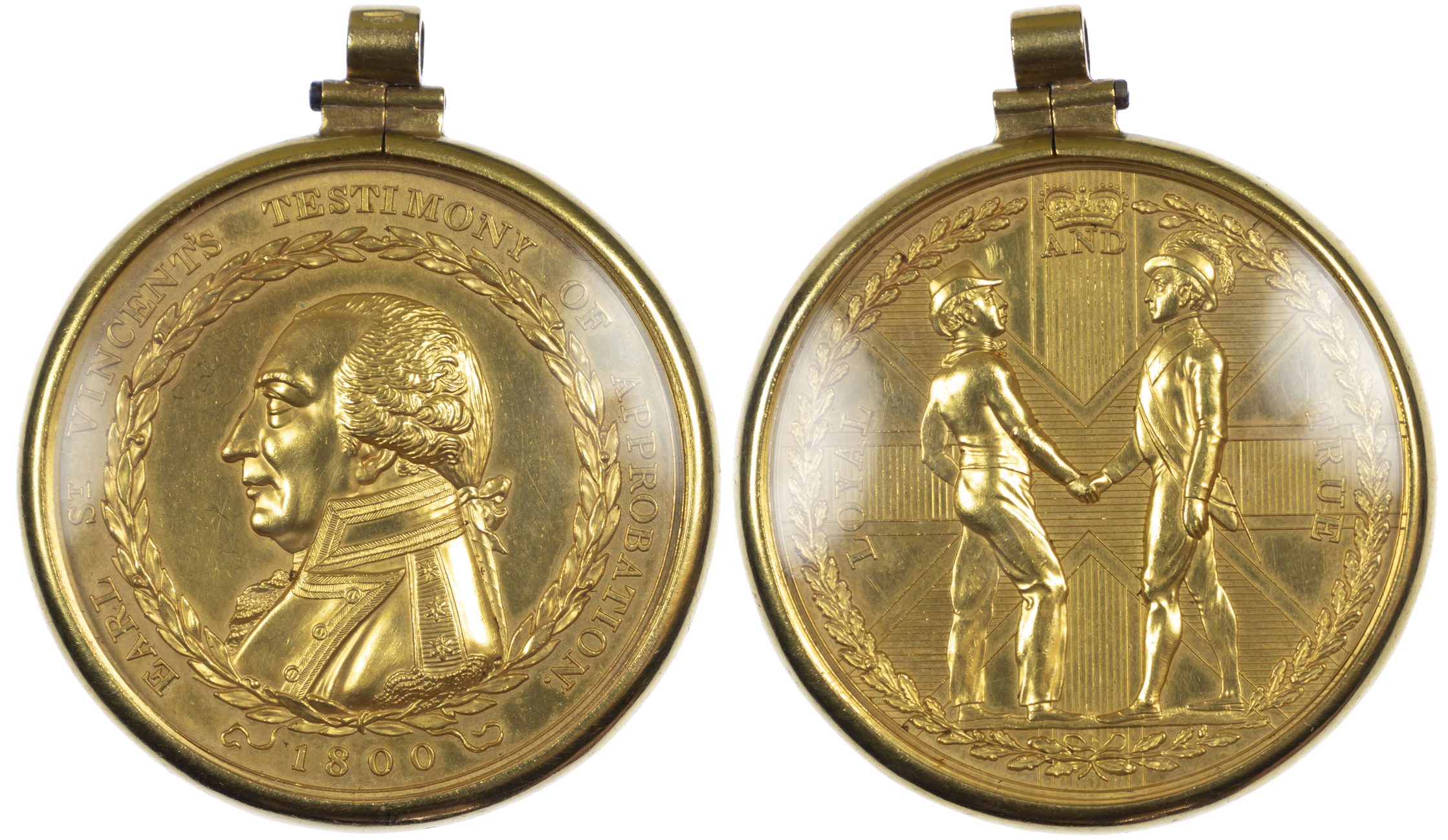 George III, Earl St. Vincent’s Reward, Gold Medal, 1800