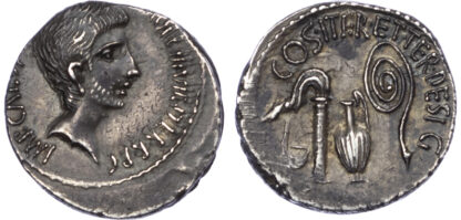 Octavian, Silver Denarius