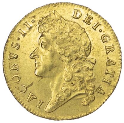1687 James II Guinea Good Extremely Fine