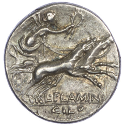 L. Flaminius Chilo, Silver Denarius
