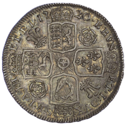 1720 George I Halfcrown Extremley Fine