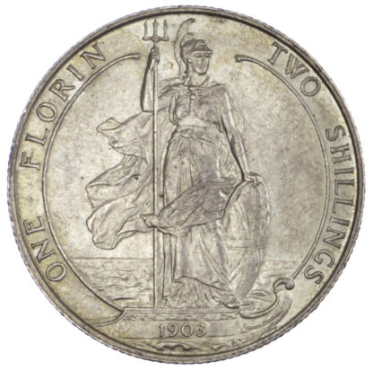 1903 Edward VII Florin About Unicirculated