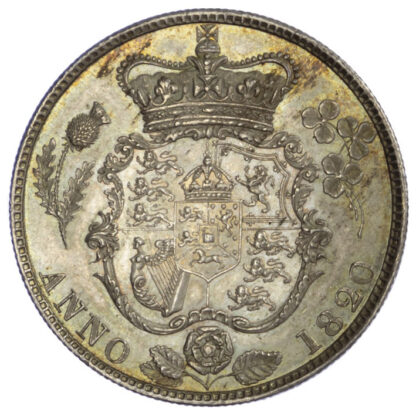 1820 George IIII Halfcrown About Uncirculated