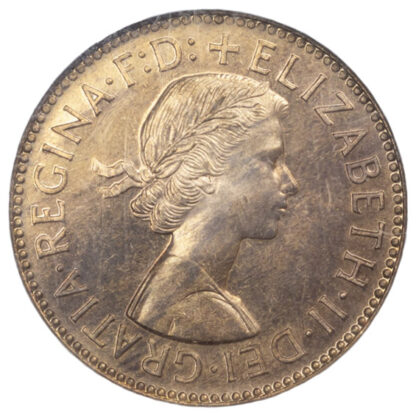 1958 Elizabeth II VIP Proof Halfpenny PF65RB