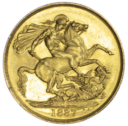 1887 Victoria Gold Two Pounds