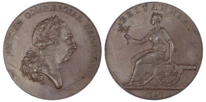Non Local, Commercial Halfpenny Token, 1797