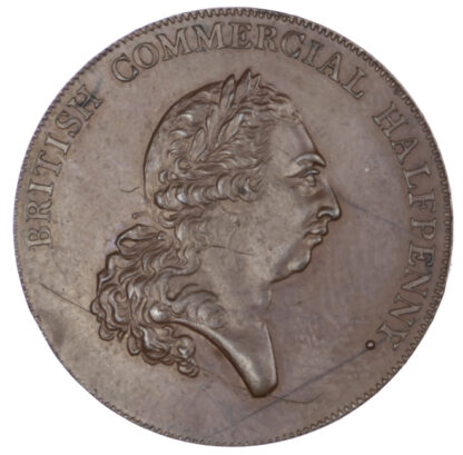 Non Local, Commercial Halfpenny Token, 1797