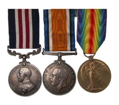 Battle of Amiens MM & Pair to Pte. Williams, London Regiment