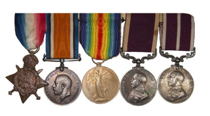 Group of 5 to Sjt. Major Neve RFA