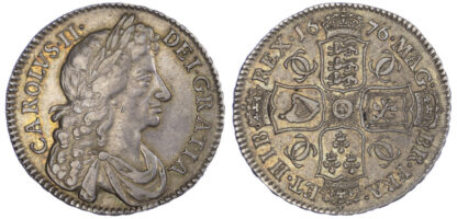 1676 Charles II Halfcrown
