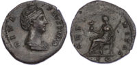 Diva Faustina Senior, Brass Sestertius