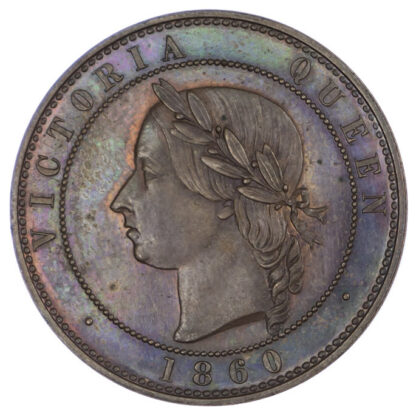 1860 Restrike Pattern Penny by J. Moore
