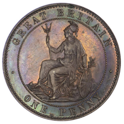 1860 Restrike Pattern Penny by J. Moore