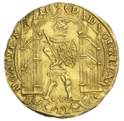 Edward III Guyennois d'or Anglo-Gallic About EF