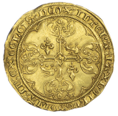 Edward III Guyennois d'or Anglo-Gallic About EF