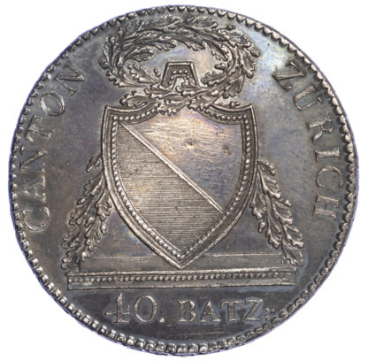 Switzerland, Zurich, Silver Taler of 40 Batzen, 1813