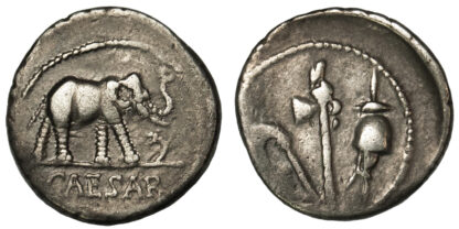 Julius Caesar, Silver Denarius
