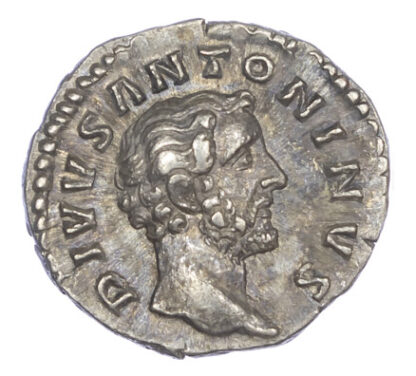 Divus Antoninus Pius, Silver Denarius