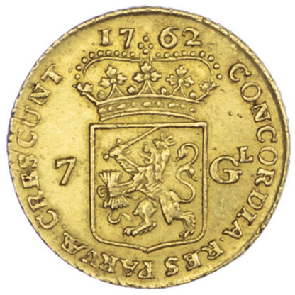 Netherlands, Gelderland, Gold 7 Gulden, 1762