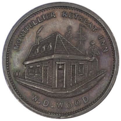 Australia, Tasmania, Copper Token Halfpenny, 1854