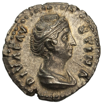 Diva Faustina Senior, Silver Denarius