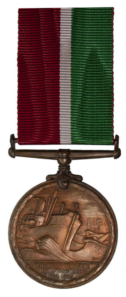 Mercantile Marine Medal to Henry J. Byers, Merchant Navy