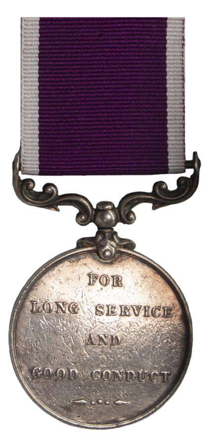 Long Service & Good Conduct Medal to Private R. Miller