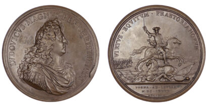 France, Louis XIV Battle of Leuze medal, 1691