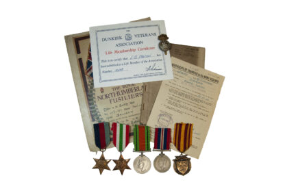 Italy Group of 5 to Acting Sergeant E G Dawson