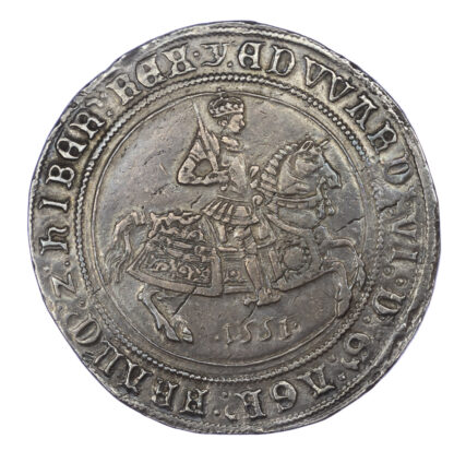 1551 Edward VI Crown S2478 About EF