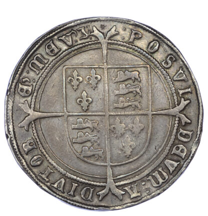 1551 Edward VI Crown S2478 About EF