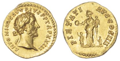 Antoninus Pius, Gold Aureus