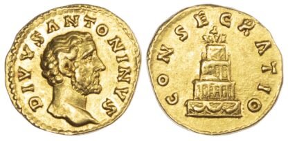 Divus Antoninus Pius, Gold Aureus