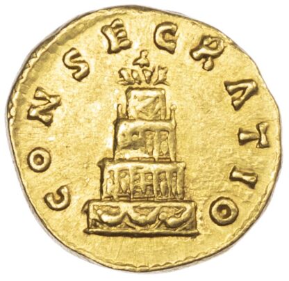 Divus Antoninus Pius, Gold Aureus