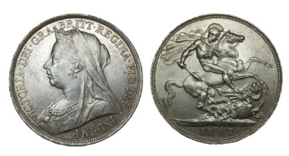 Victoria 1897 Old Veiled Crown