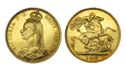 Victoria 1887 Jubilee Two Pounds