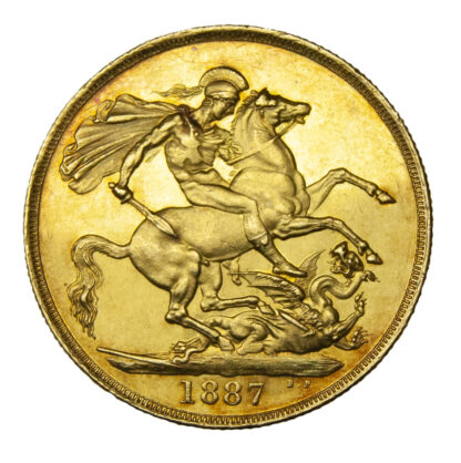 Victoria 1887 Jubilee Two Pounds