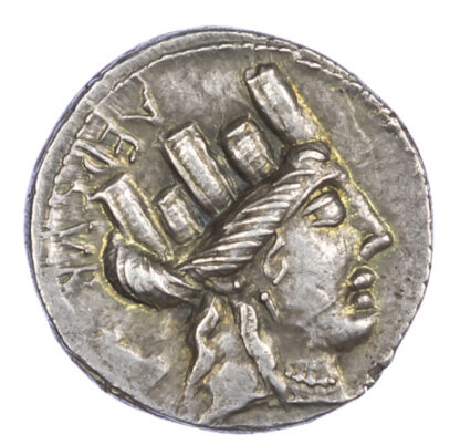 P. Fourius Crassipes, Silver Denarius