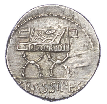 P. Fourius Crassipes, Silver Denarius