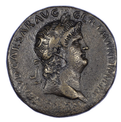 Nero, Brass Sestertius, Temple of Janus
